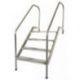 ESCALERA PMR AISI316 4 PELDAÑOS