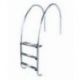 ESCALERA DE RADIO VARIABLE PARA REBOSADERO AISI316 4 PELDAÑOS
