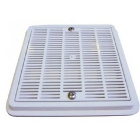 REJA DE DESAGÜE PISC. HORM.  252x252 mm PLASTICO