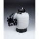 FILTRO MILLENIUM CON SALIDA LATERAL T/ZUNCHO 7000 L/H D.430 MM SAL. 1 1/2''