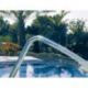 CAÑON LUXE TUBO INOX D.63 ALT. 0,8 m PLANO