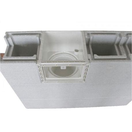 SKIMMER SPS 250, 17 L PISCINA PREFABRICADA CON INSERTOS ENCOLAR 63 NORMA