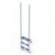 ESCALERA ELEGANCE INOX 3 PELDAÑOS + 1 SEGURIDAD AISI 316