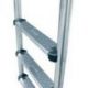 ESCALERA ''MURO'' 2 PELD.  AISI316 PELDAÑO ''LUXE''