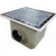 SUMIDERO PISC. PREF. POL. Y F.V. 515x515 mm SAL. 160 REJILLA INOX