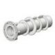 PASAMUROS BOQUILLA INTERCAMBIABLE ABS/INOX PARA ROSCAR 1 1/2"