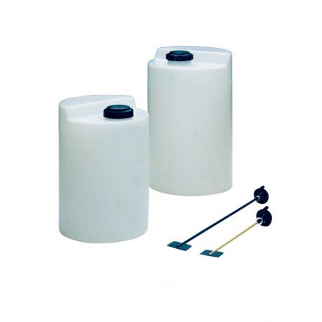DEPOSITOS DOSIFICADORES PE 500 l  (Ø 800 mm, alt. 1.200 mm)